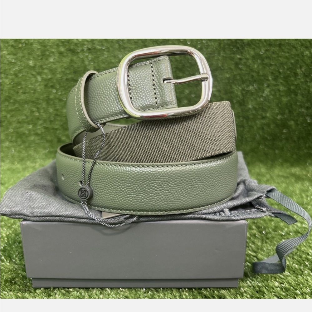G/FORE men’s circle G’s Webbed Belt Isle